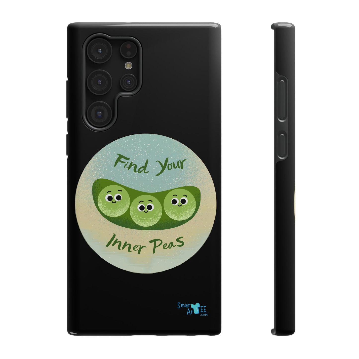 Find Your Inner Peas Phone Case | Impact-Resistant, Cute Phone Cover for Veggie Lovers, Gift for Friends, Fun Phone Accessories
