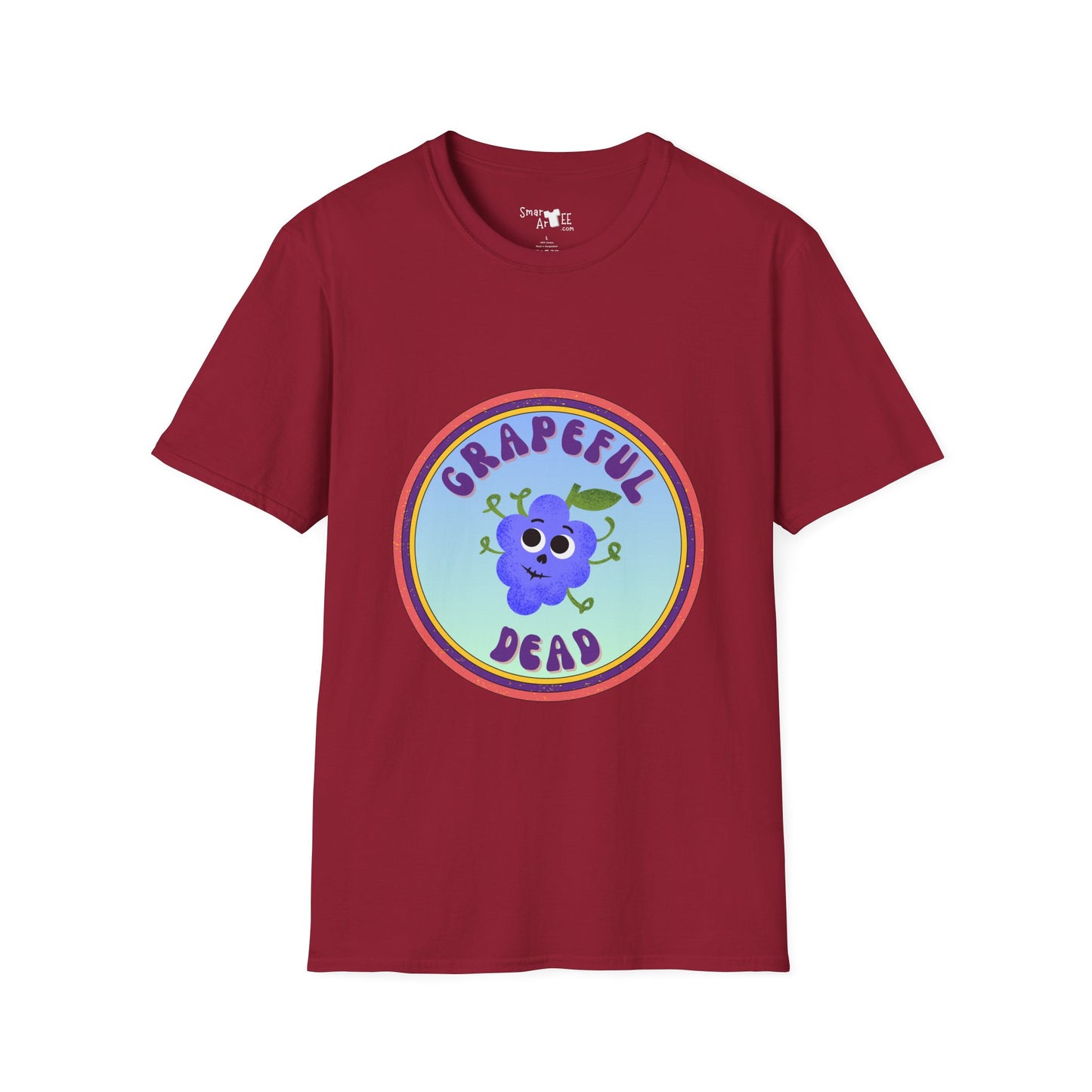 Grapeful Dead Unisex T-Shirt | Vintage Music Tee, Festival Wear, Gift for Music Lovers, Casual Style, Retro Graphic Shirt