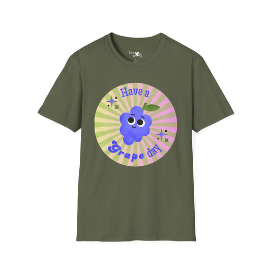 Have a Grape Day Unisex T-Shirt - Fun and Playful Design for Everyday Wear, Great Gift Idea for All Ages