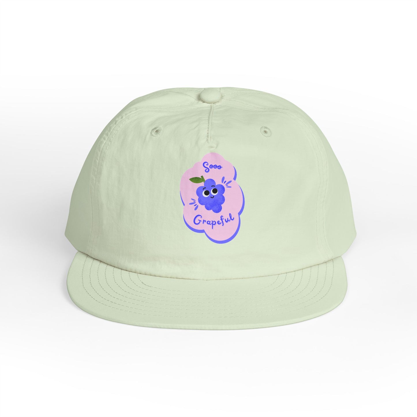 Grateful Vibes Surf Cap | Casual Sun Hat, Beachwear Accessory, Summertime Fashion, Gift for Surfers, Outdoor Adventures