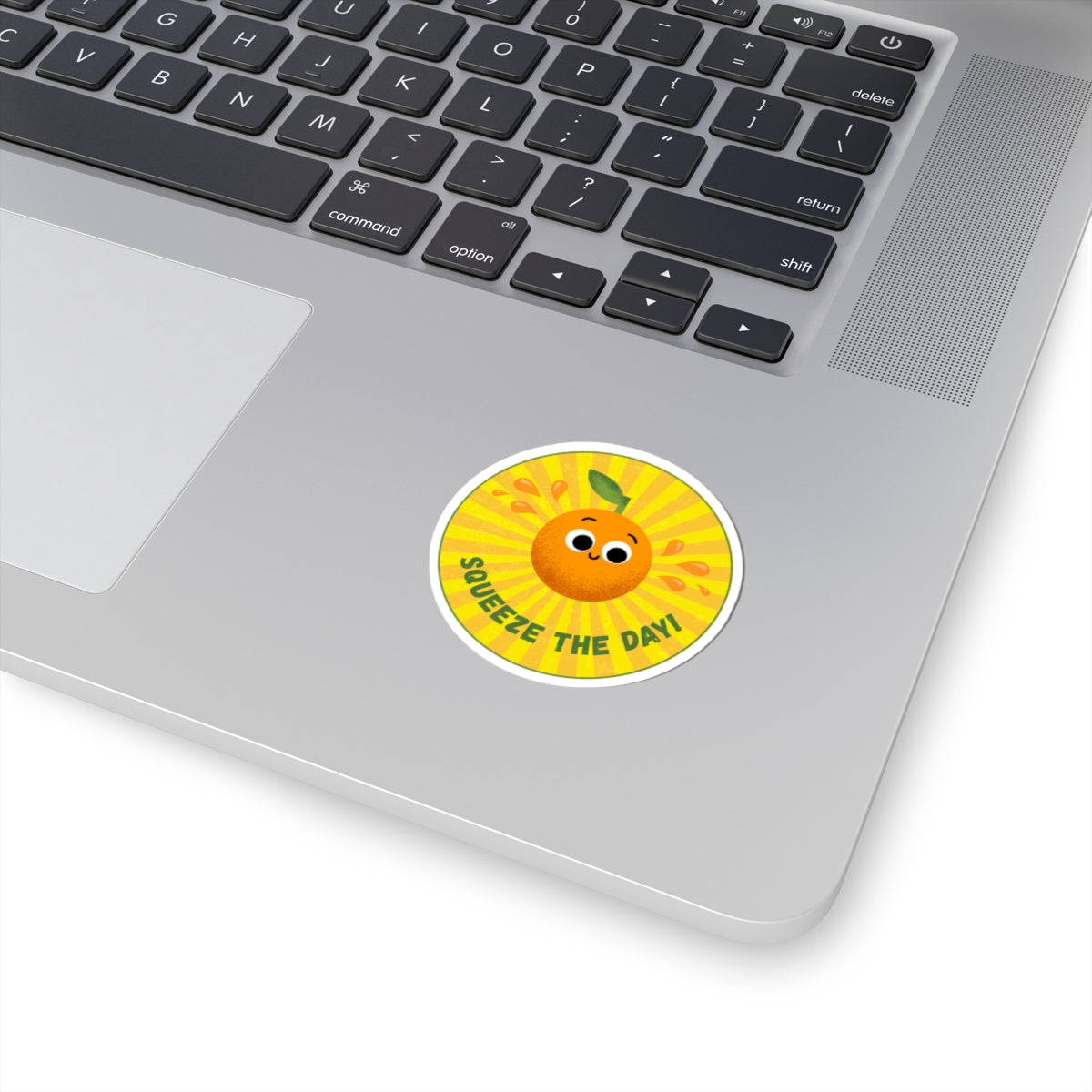 Bright and Cheerful Kiss-Cut Stickers, Fun Fruit Decor, Squeeze the Day Sticker, Cute Laptop Stickers, Gift for Orange Lovers, [...]