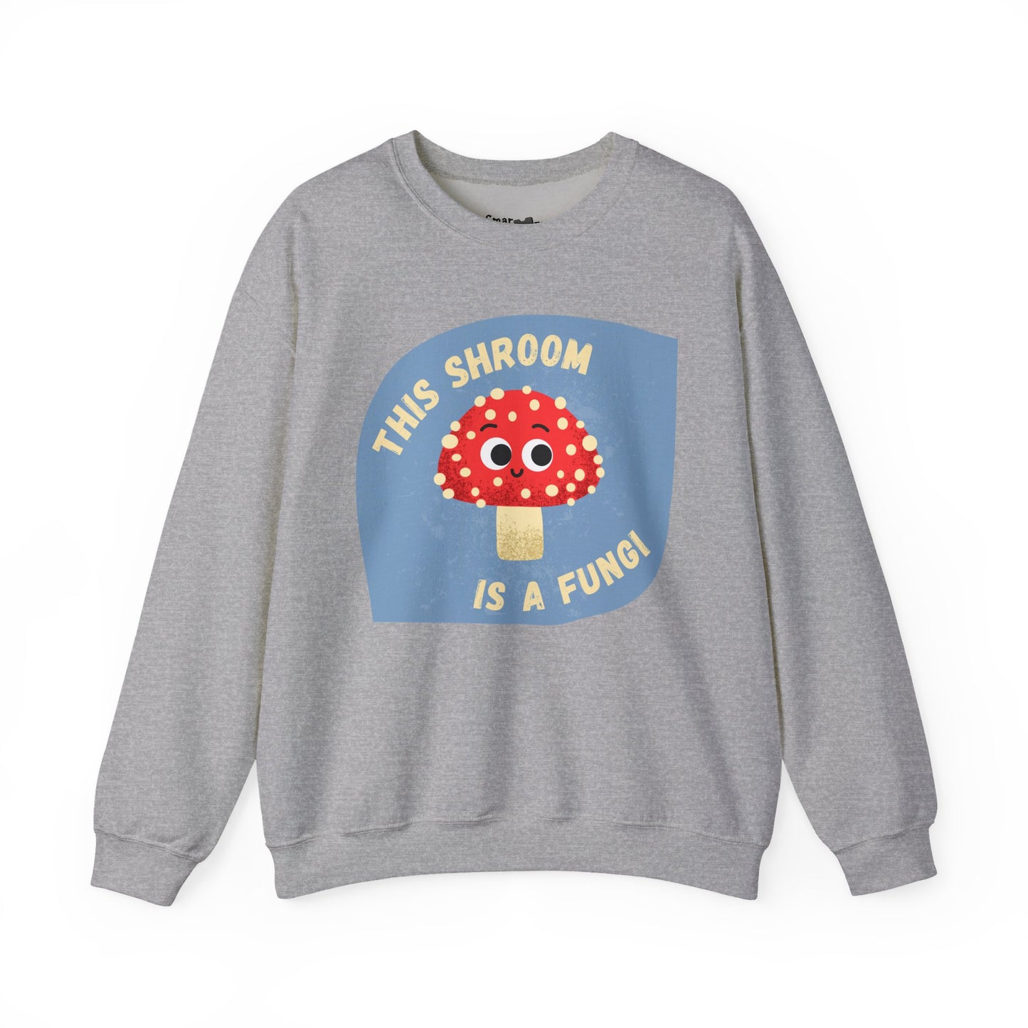 Crewneck Sweatshirt - This Shroom is a Fungi Whimsical Pun, Great Gift Idea, Funny Vegetable Sweatshirt, Relaxed Style