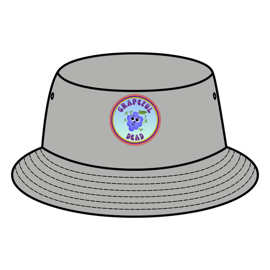 Grateful Dead Fruit Pun Bucket Hat, Summer Festival Hats, Vintage Style Sun Hat, Trendy Music Festival Accessory, Fun Beach Hat