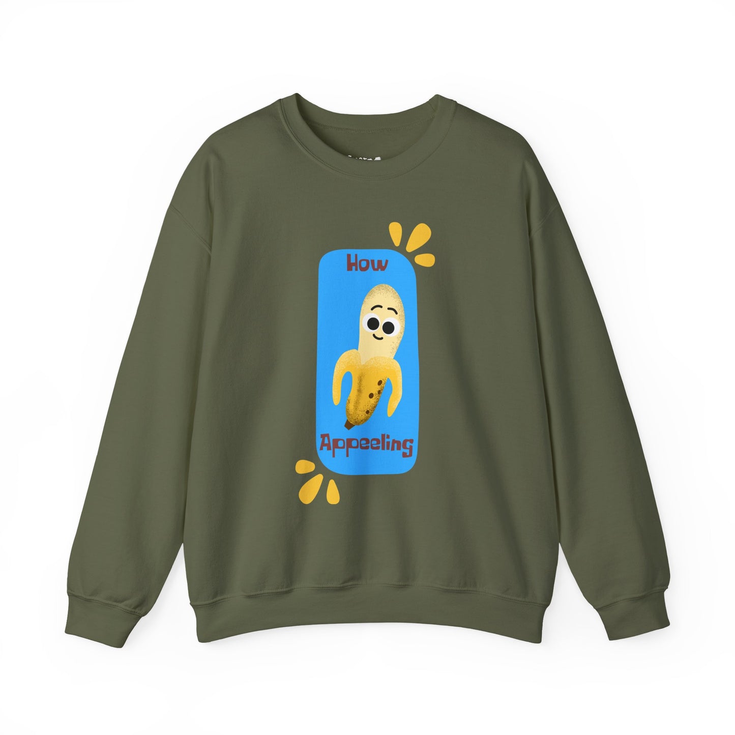 Funny Fruit Pun Sweatshirt, Unisex Sweater, Relaxed Style For Everyday Wear, Great Gift Idea
