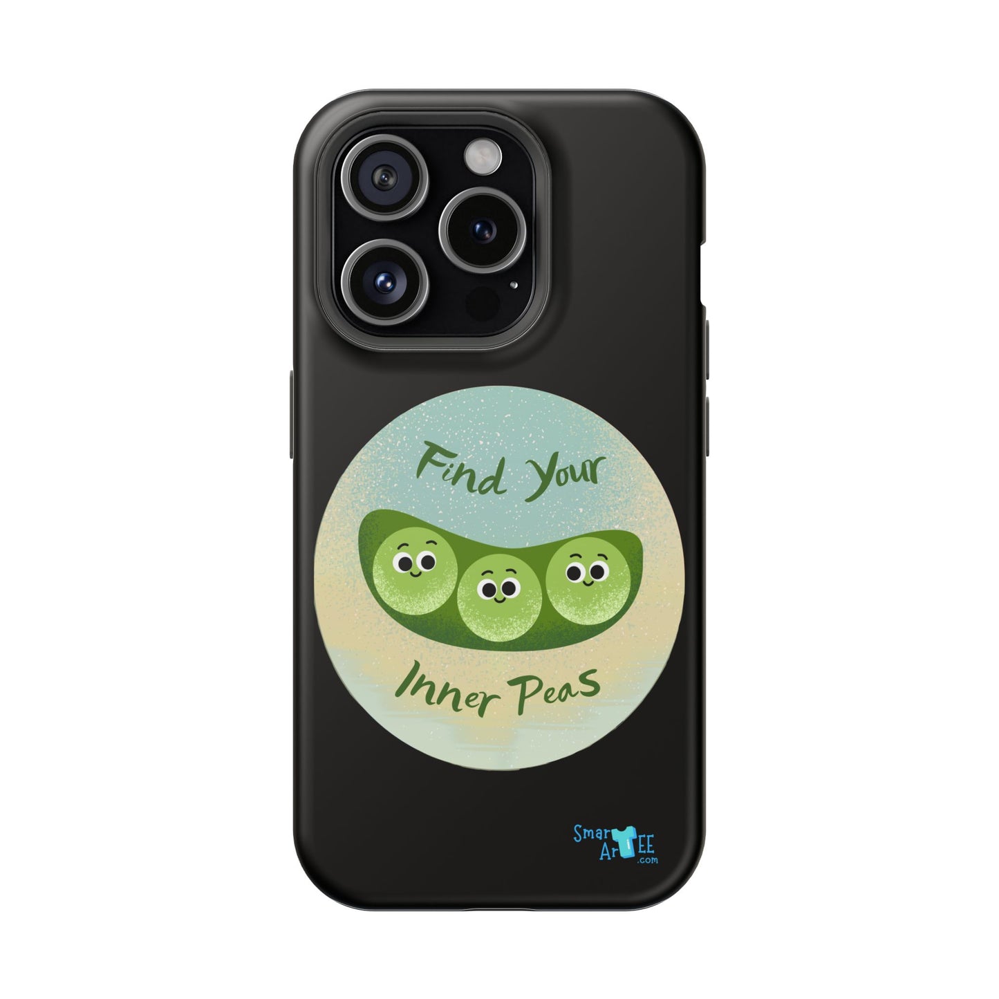 Find Your Inner Peas Phone Case | Impact-Resistant, Cute Phone Cover for Veggie Lovers, Gift for Friends, Fun Phone Accessories
