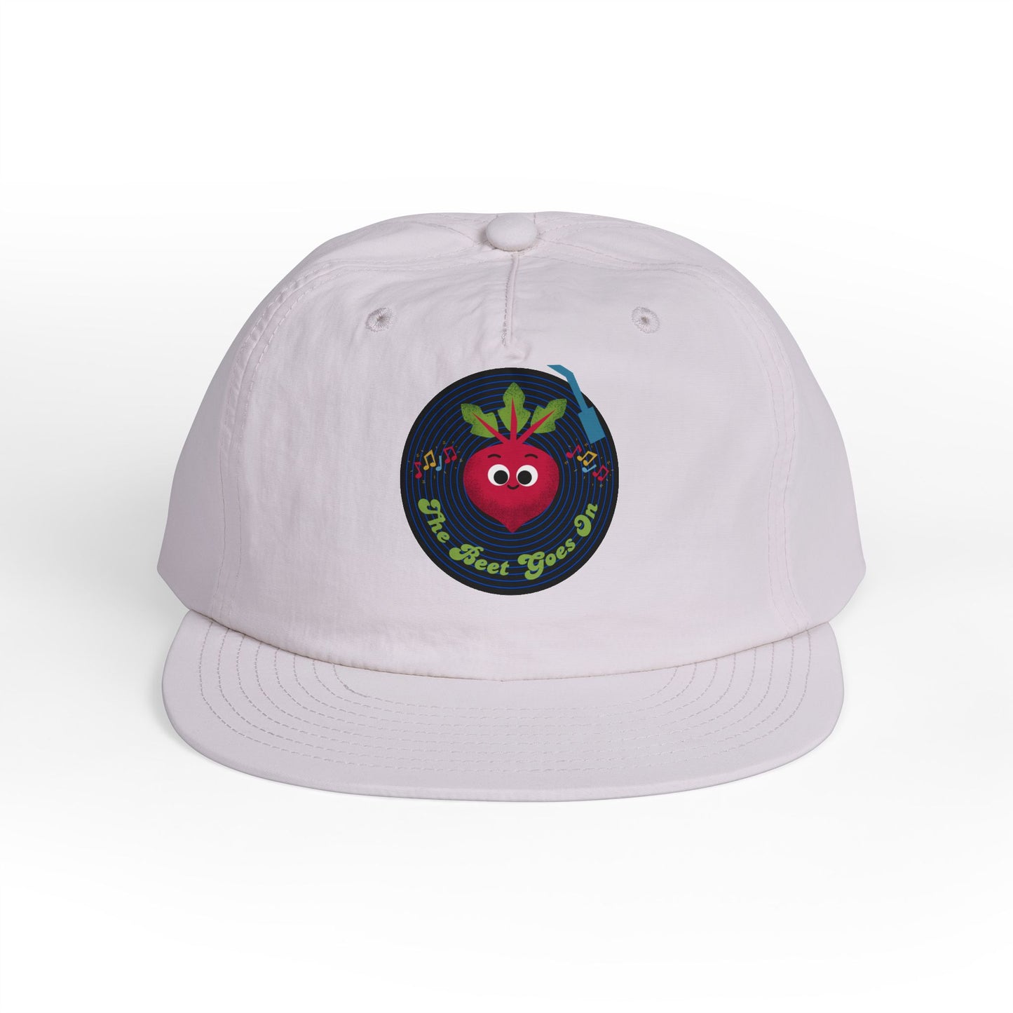 Surf Cap with Fun The Beet Goes On Pun Design, Cool Beach Hat, Perfect for Surfing, Gifts for Beach Lovers, Summer Accessories