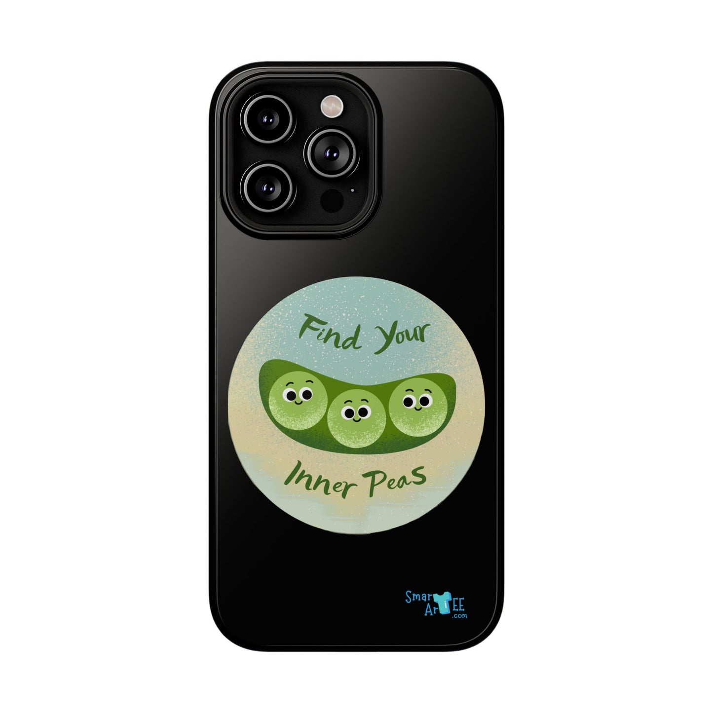 Find Your Inner Peas Phone Case | Impact-Resistant, Cute Phone Cover for Veggie Lovers, Gift for Friends, Fun Phone Accessories