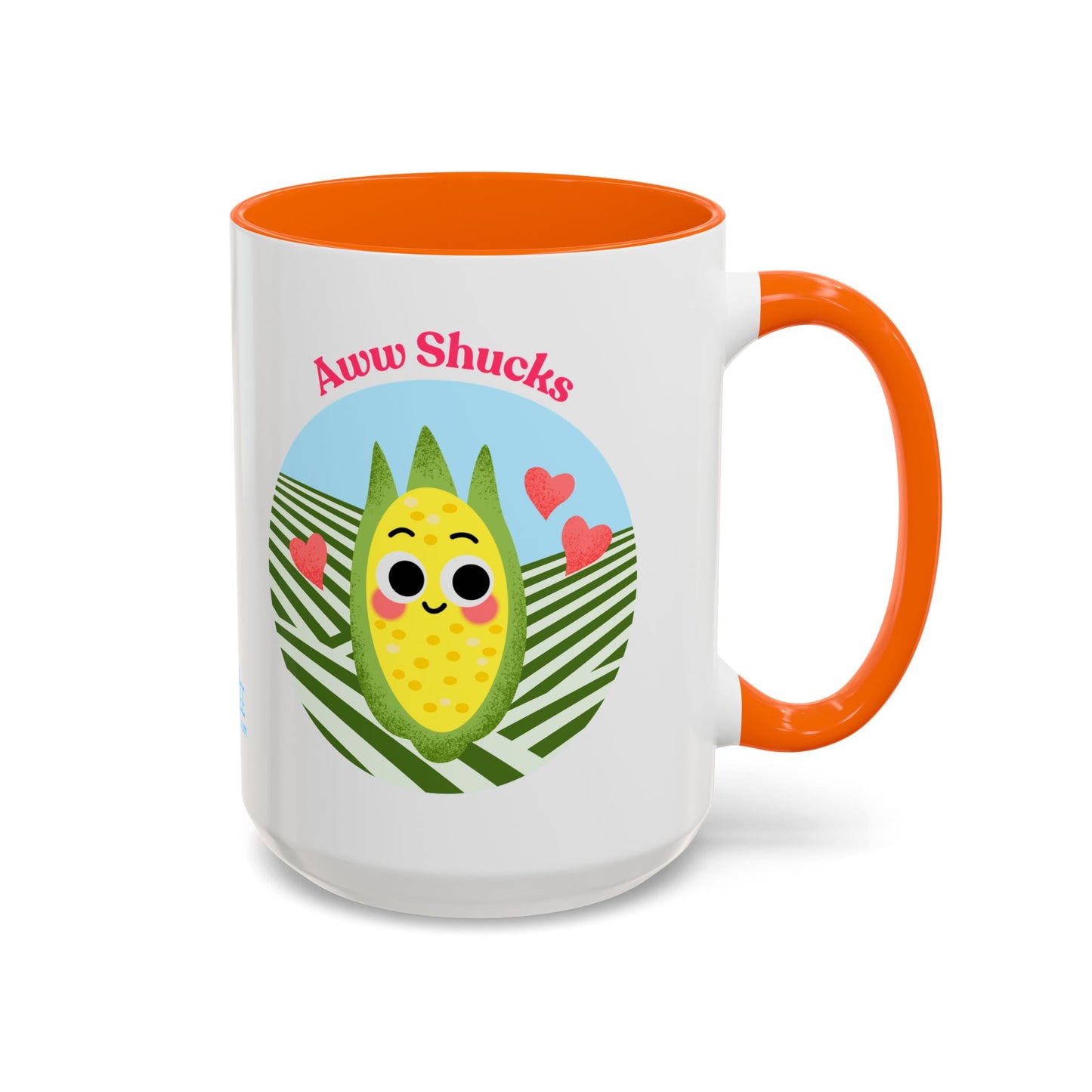 Cute Cartoon Accent Coffee Mug - Aww Shucks Happy Corn Design, Gift for Veggie Lovers, Funny Kitchen Decor, Eco-Friendly [...]