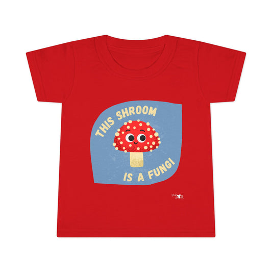 Adorable Toddler Shirt with Fun Mushroom Design | Cute Kids Tee, Novelty Gift, Fun Shirt for Playdates