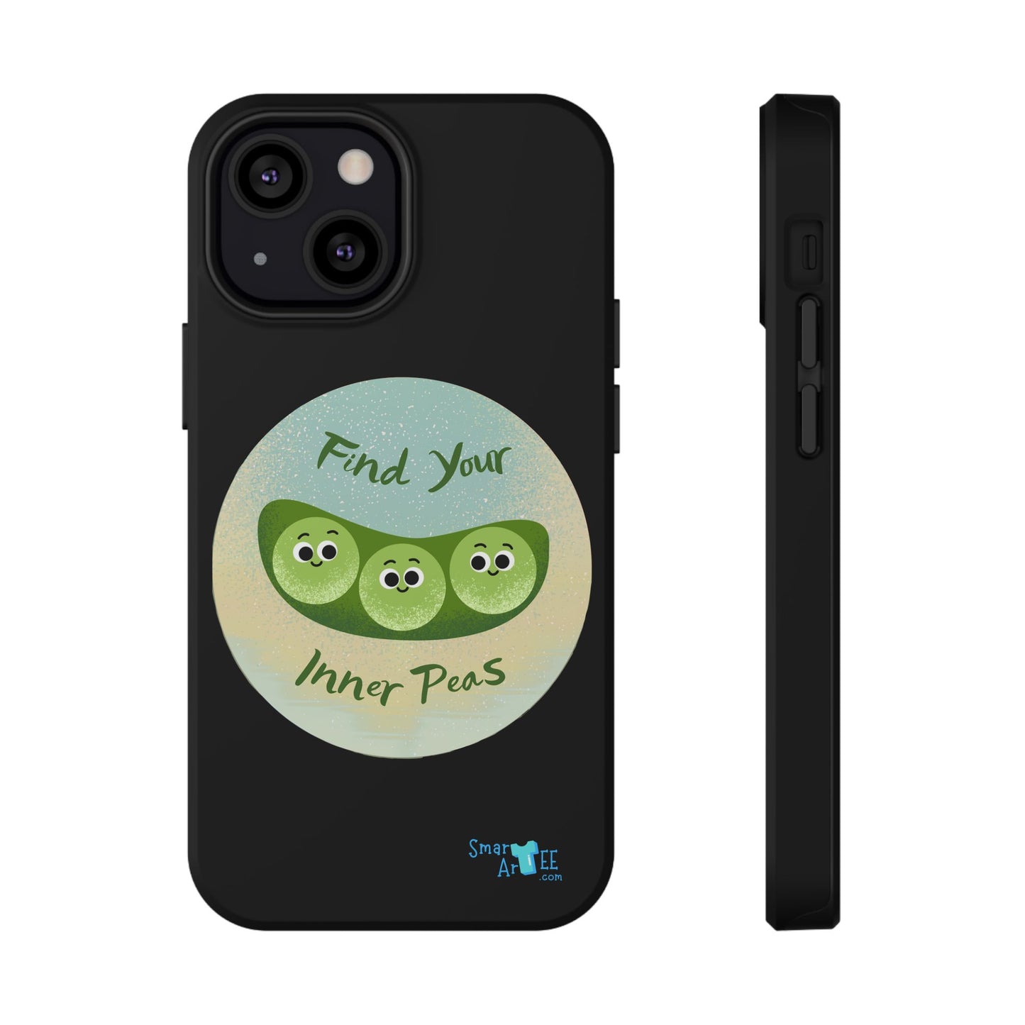 Find Your Inner Peas Phone Case | Impact-Resistant, Cute Phone Cover for Veggie Lovers, Gift for Friends, Fun Phone Accessories