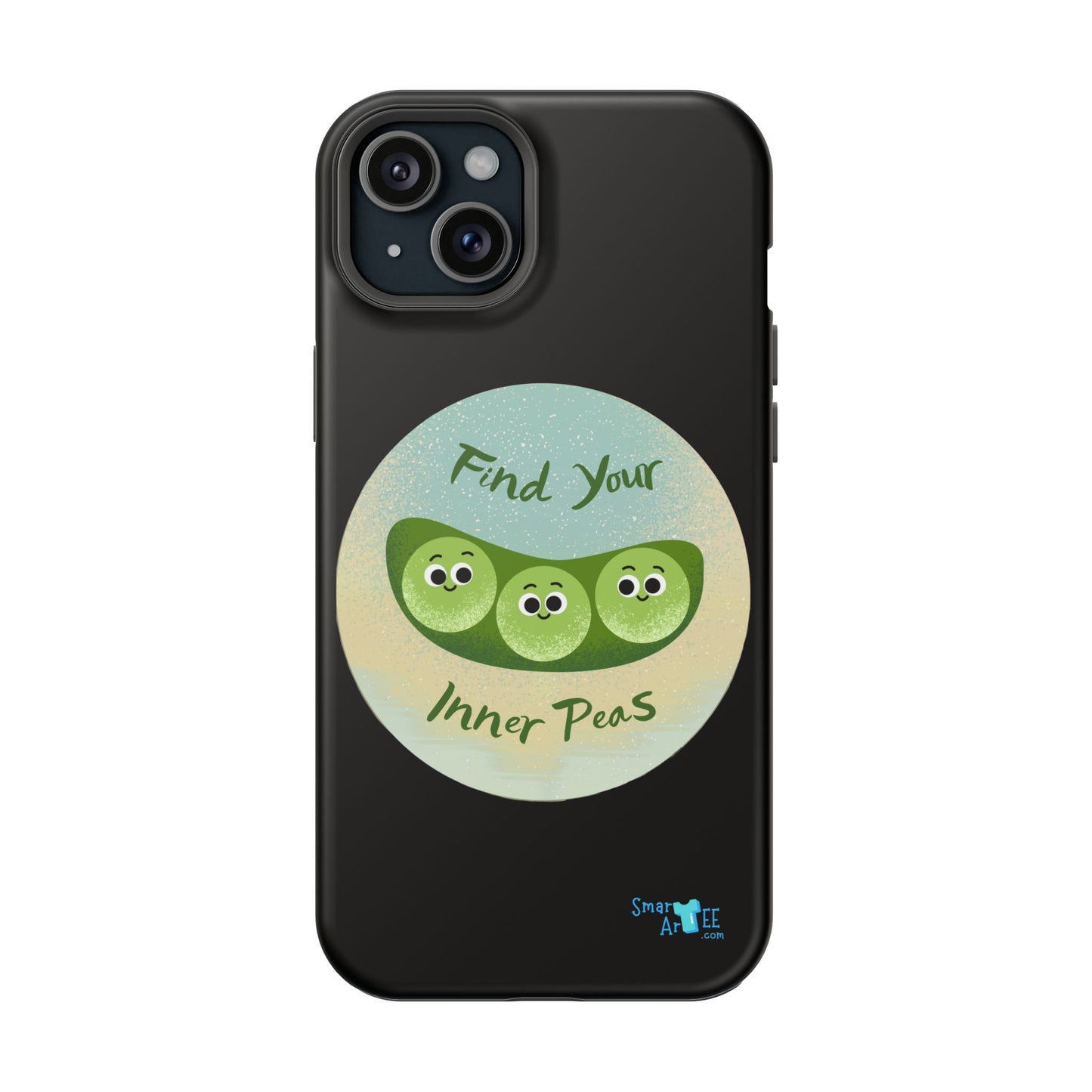 Find Your Inner Peas Phone Case | Impact-Resistant, Cute Phone Cover for Veggie Lovers, Gift for Friends, Fun Phone Accessories