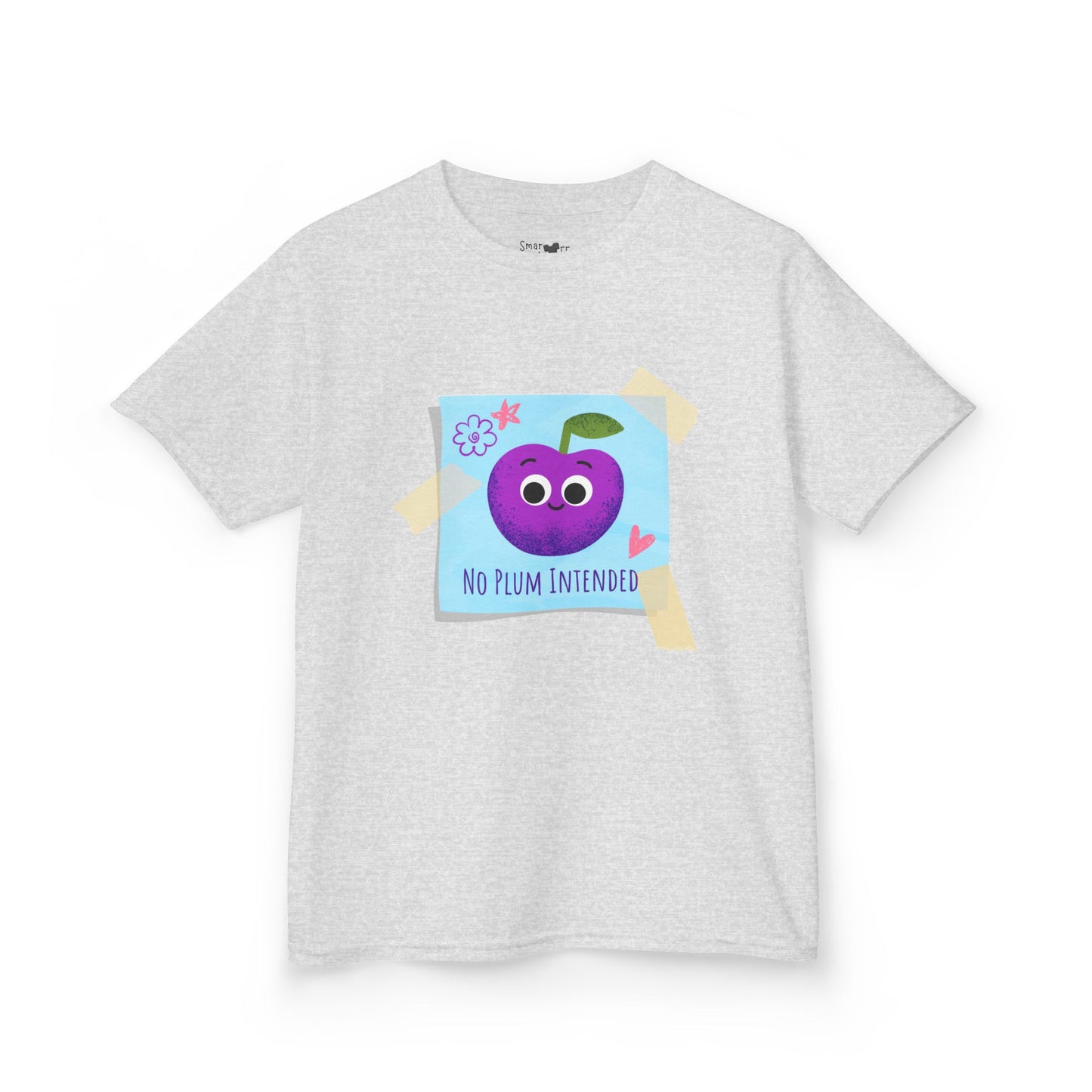 Kids Graphic Tee, Funny Kids Pun Shirt, Cute Apparel for Children, No Plum Intended Design, Birthday Gift, Everyday Wear