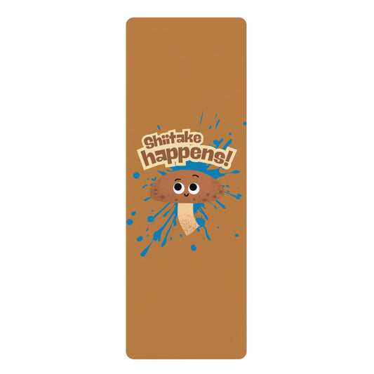 Funny Yoga Mat - "Shitake Happens" Meditation Gear, Eco-Friendly Exercise Mat, Gift for Yoga Lovers, Home Fitness Essential, Unique [...]