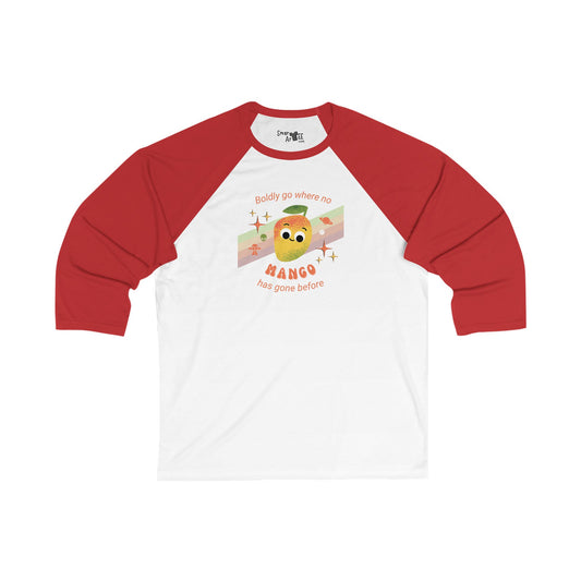 Baseball Tee Funny Mango Star Trek Shirt, Funny Fruit Pun T-Shirts, Great Gift Idea