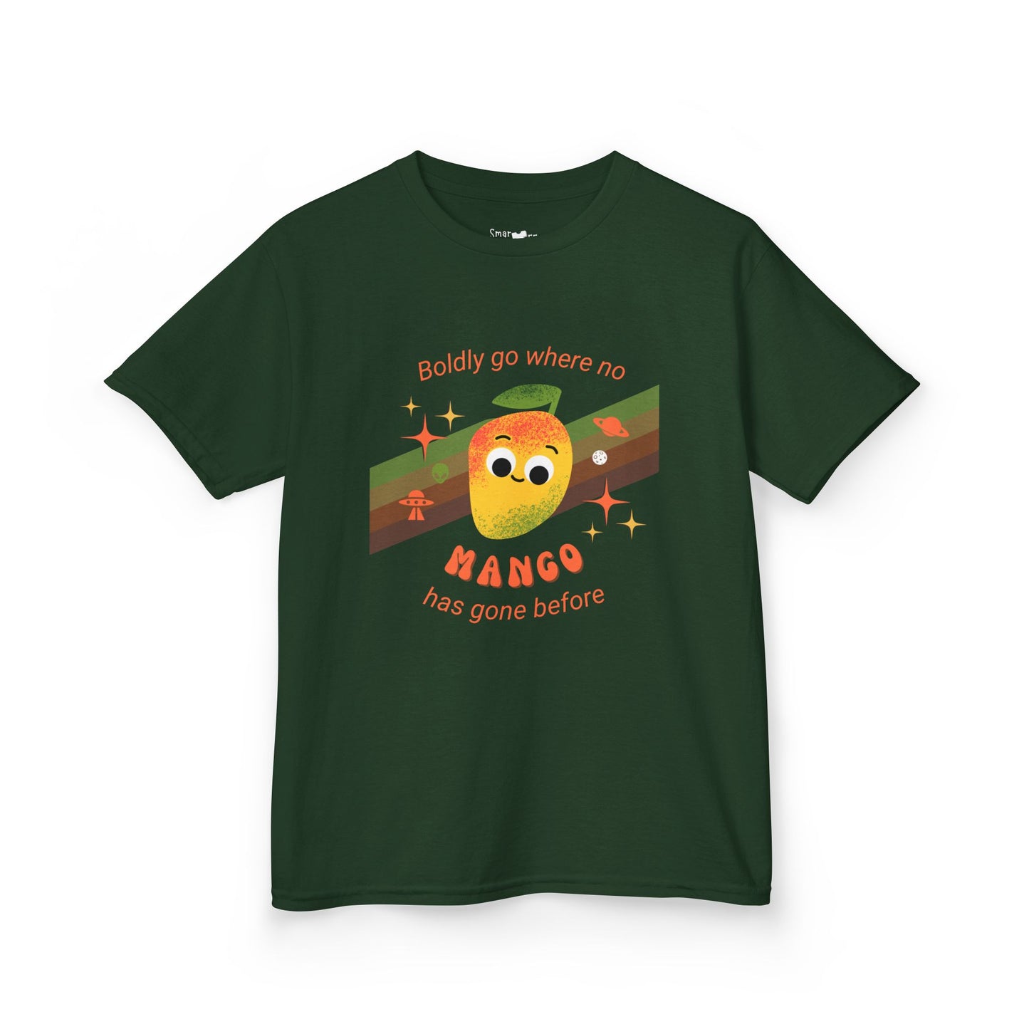 Mango Adventure Kids Tee, Fun Summer Shirt, Cute Gift for Kids, Playful Cotton Tee, Birthday Gift Idea