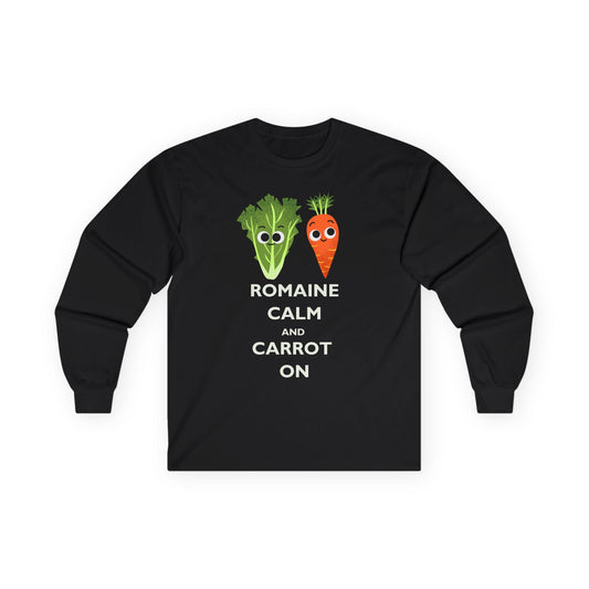 Playful Veggie Long Sleeve Tees, Funny Shirt for Food Lovers, Perfect Gift for Gardeners, Great for Holidays and Parties