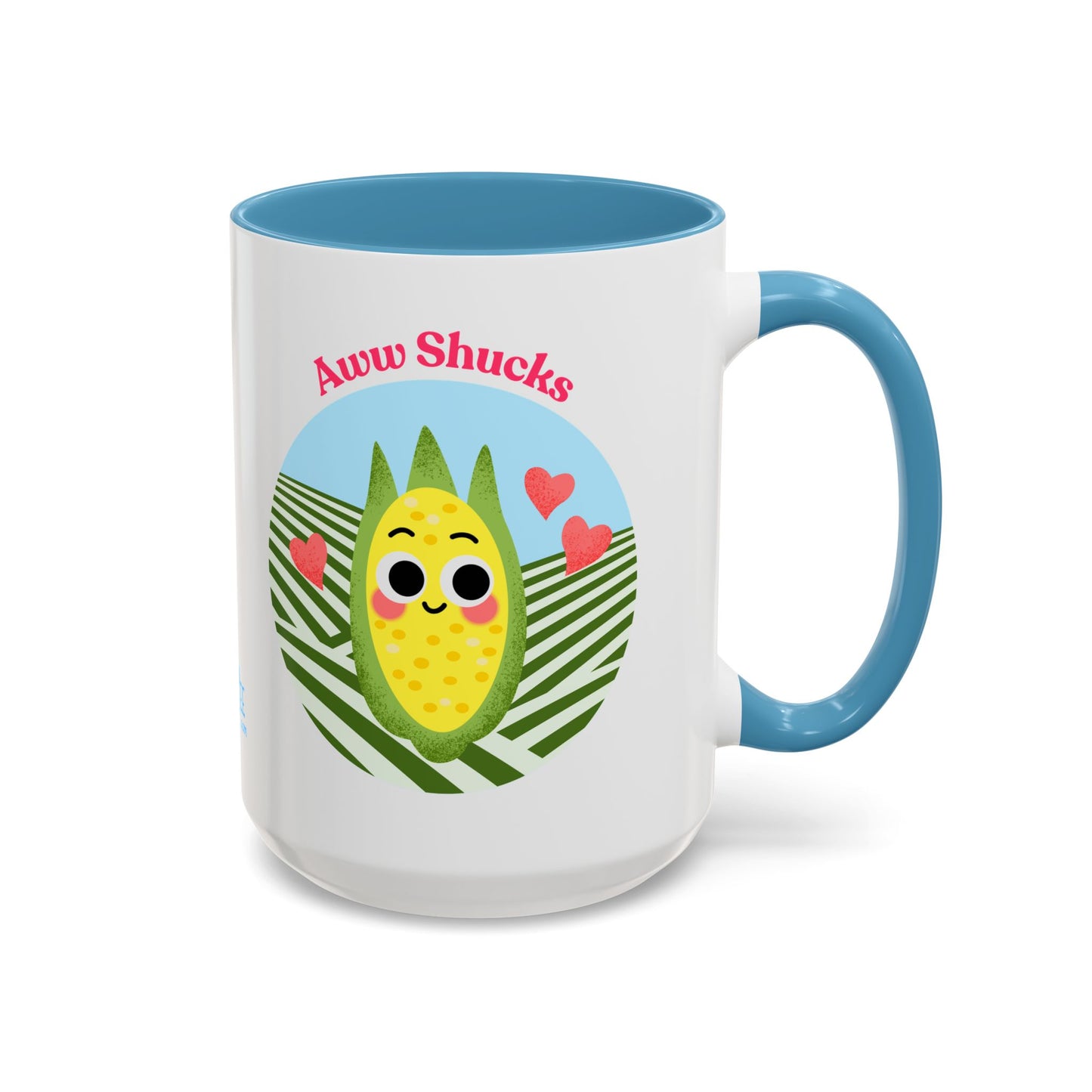 Cute Cartoon Accent Coffee Mug - Aww Shucks Happy Corn Design, Gift for Veggie Lovers, Funny Kitchen Decor, Eco-Friendly [...]