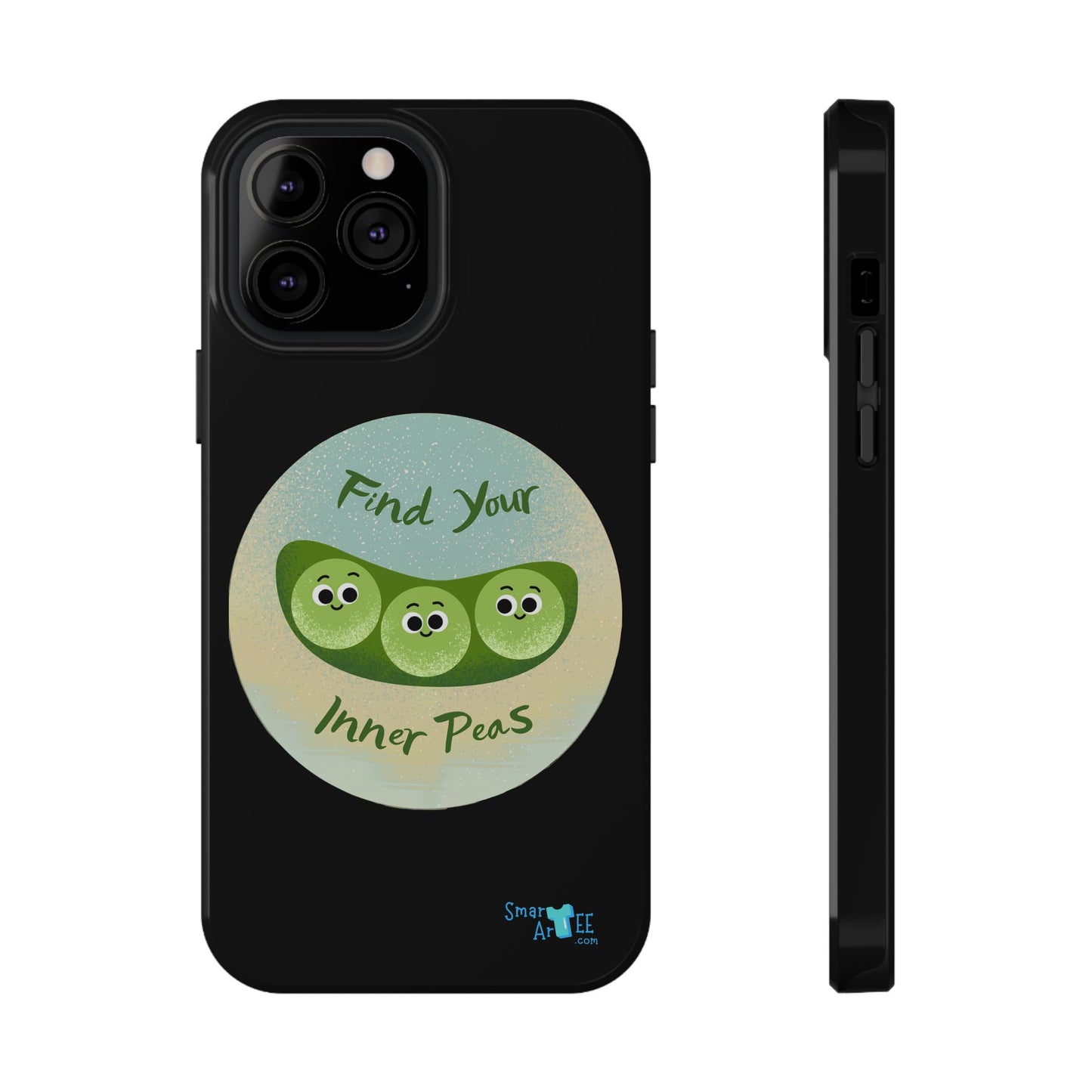 Find Your Inner Peas Phone Case | Impact-Resistant, Cute Phone Cover for Veggie Lovers, Gift for Friends, Fun Phone Accessories