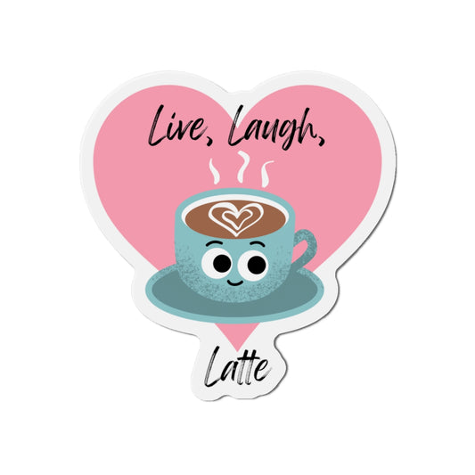 Cute Coffee Theme Die-Cut Magnets - Perfect for Home Decor, Gifts, Kitchen Refrigerator Magnet, Office, Birthday, Coffee Lovers