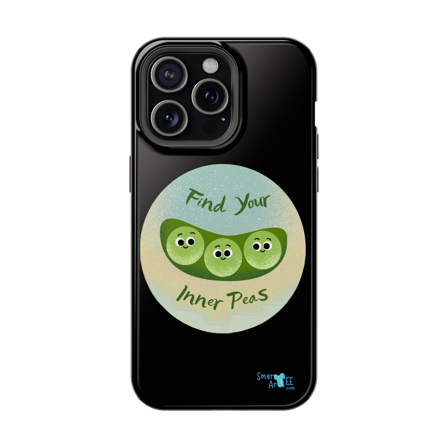 Find Your Inner Peas Phone Case | Impact-Resistant, Cute Phone Cover for Veggie Lovers, Gift for Friends, Fun Phone Accessories