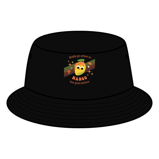 Star Trek Mango Pun Vibes Bucket Hat, Summer Sun Hats, Trendy Outdoor Accessory, Gift for Fruit Lovers, Fun Vacation Headwear