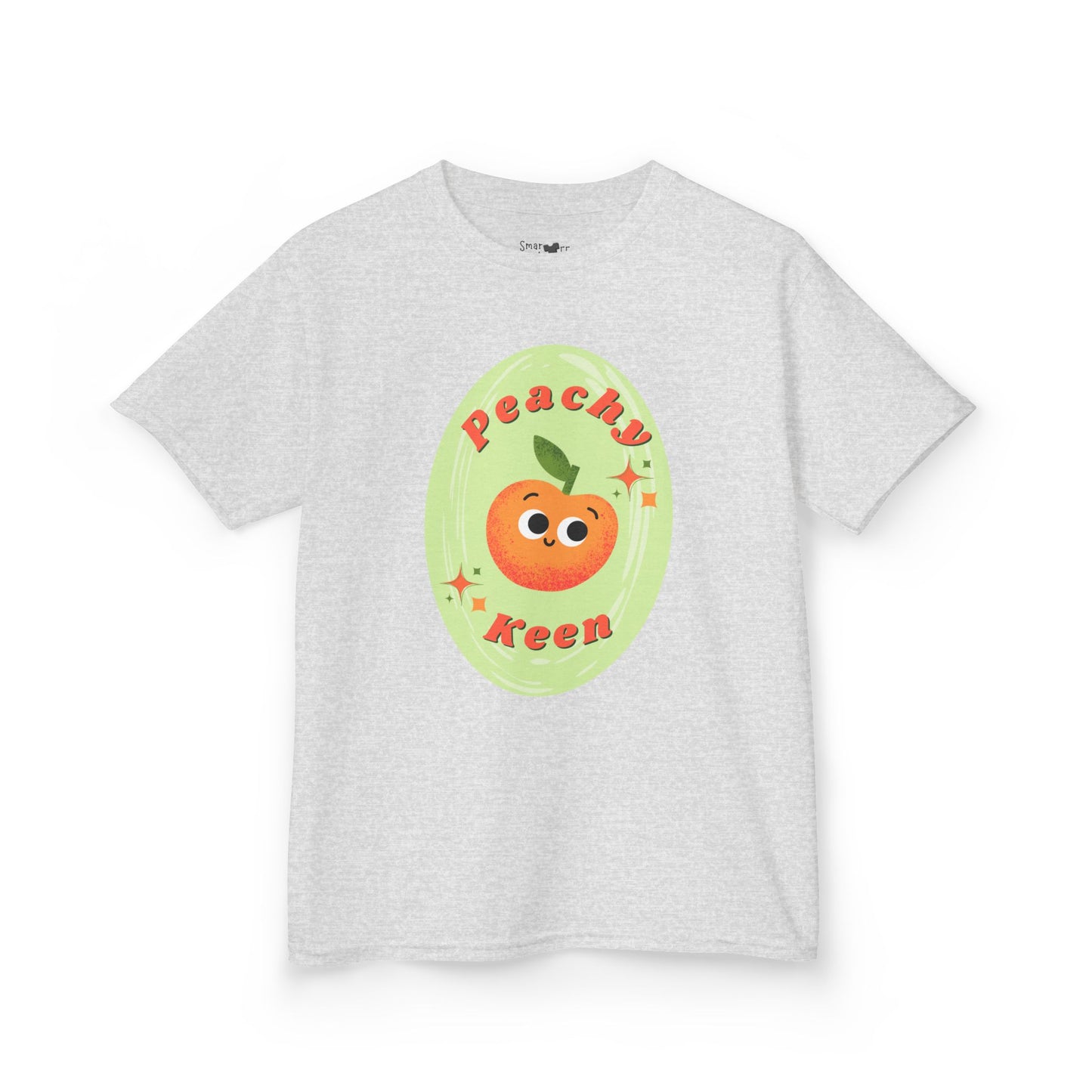 Peachy Keen Kids Tee - Fun Cotton Shirt for Kids, Playful Summer Shirt, Cute Gift for Birthdays, Seasonal Celebrations, Kids Fashion