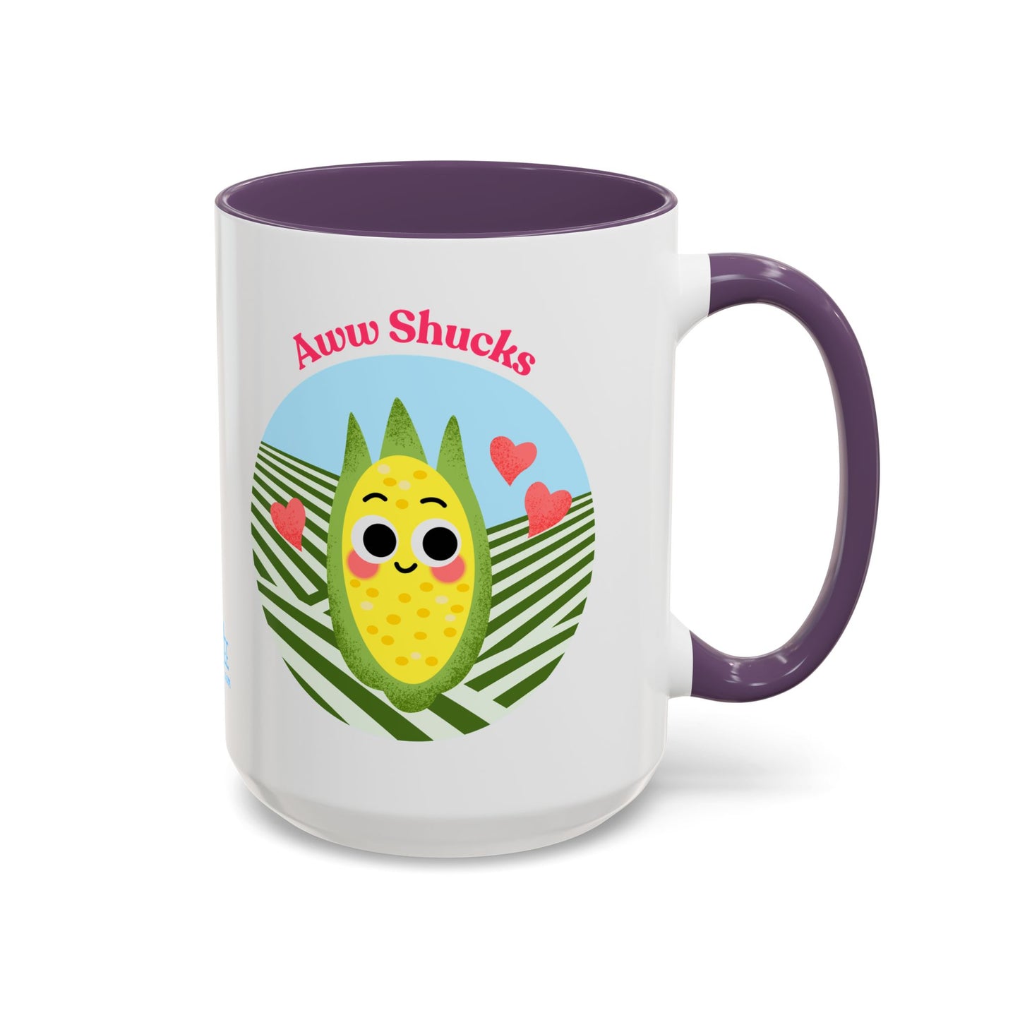 Cute Cartoon Accent Coffee Mug - Aww Shucks Happy Corn Design, Gift for Veggie Lovers, Funny Kitchen Decor, Eco-Friendly [...]