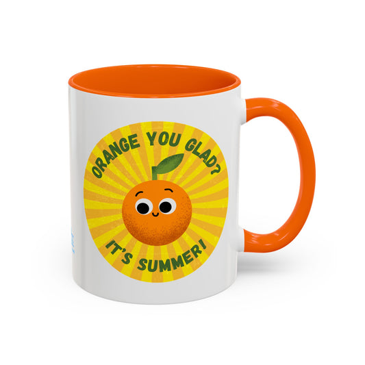 Sunny Citrus Coffee Mug - Perfect for Summer! | Fun Gift for Coffee Lovers, Kitchen Decor, Orange Enthusiasts