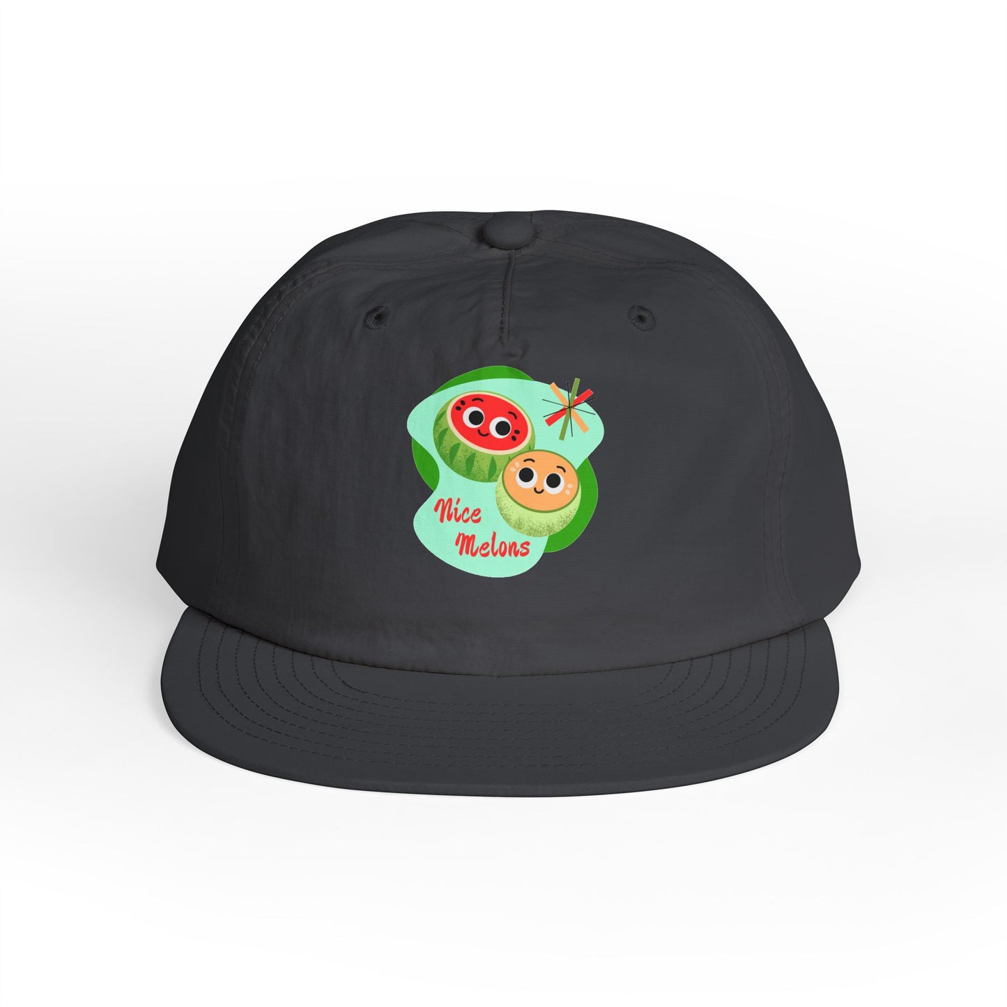 Cute Surf Cap, Summer Hat, Beach Cap, Funny Cap, Gift for Surfers, Nice Melons Graphic