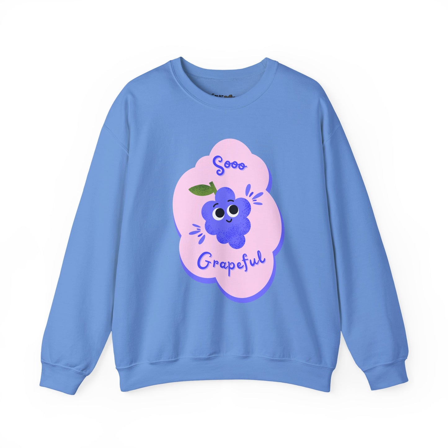Sooo Grapeful Crewneck Sweatshirt - Cozy Unisex Top, Perfect for Gift Giving, Casual Wear, Fall Fashion, and Everyday Comfort