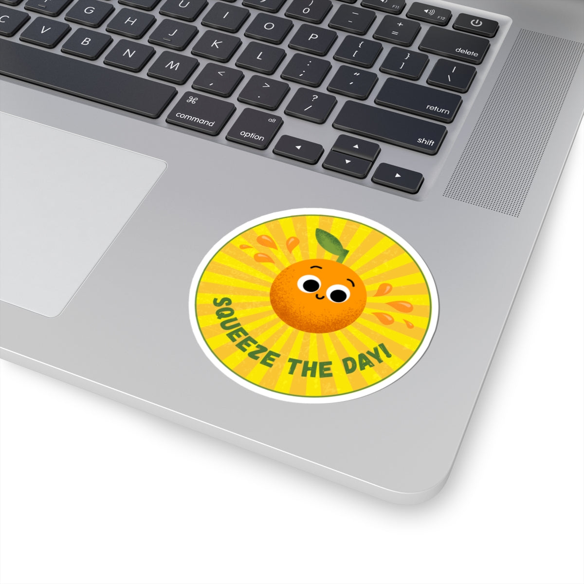 Bright and Cheerful Kiss-Cut Stickers, Fun Fruit Decor, Squeeze the Day Sticker, Cute Laptop Stickers, Gift for Orange Lovers, [...]