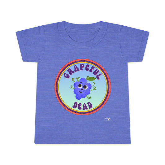 Grapeful Dead Toddler Shirt, Cute Kid's Tee, Baby Gift, Music Festival Shirt, Unique Toddler Apparel