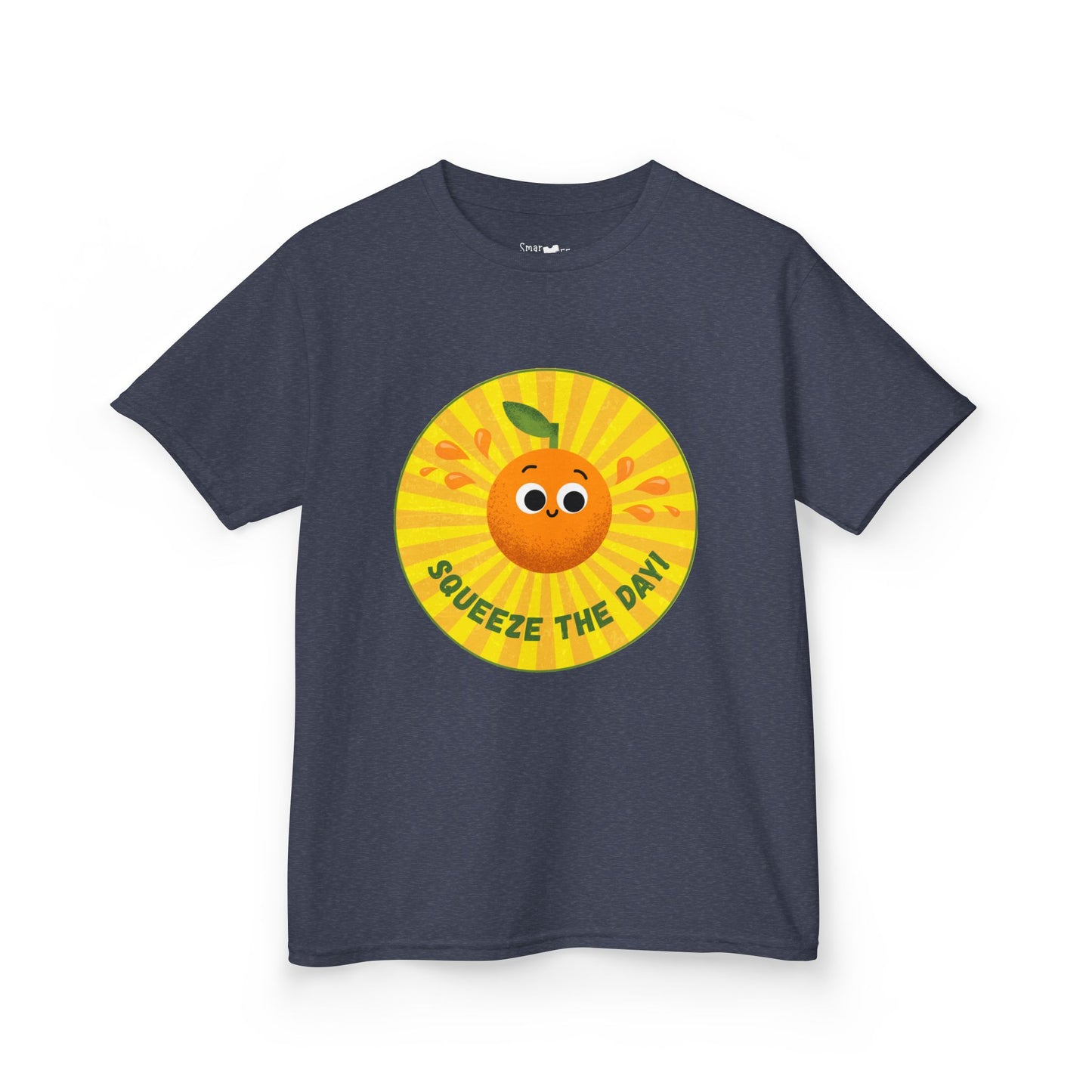 Kids Squeeze the Day Tee, Fun Cotton Shirt for Boys & Girls, Cute Summer Outfit, Kid's Playwear, Children’s Gift Tee