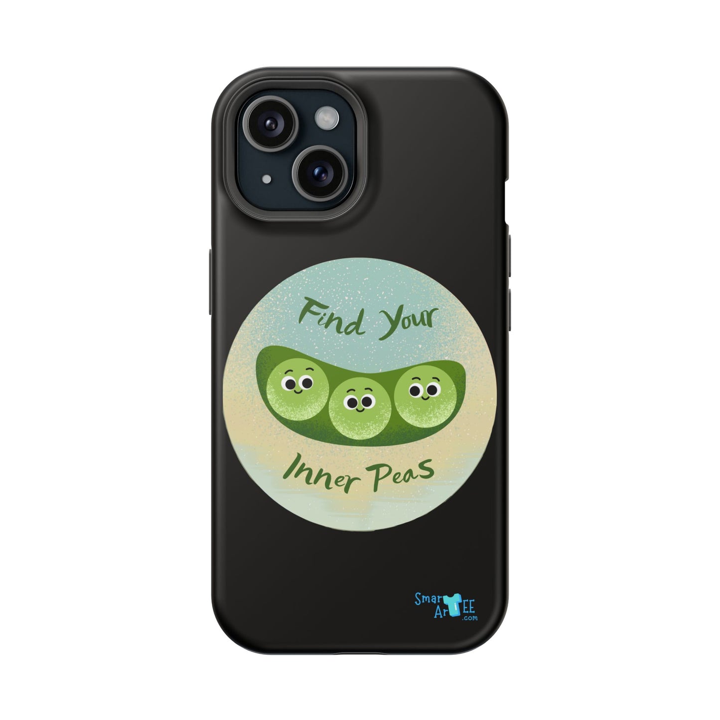 Find Your Inner Peas Phone Case | Impact-Resistant, Cute Phone Cover for Veggie Lovers, Gift for Friends, Fun Phone Accessories