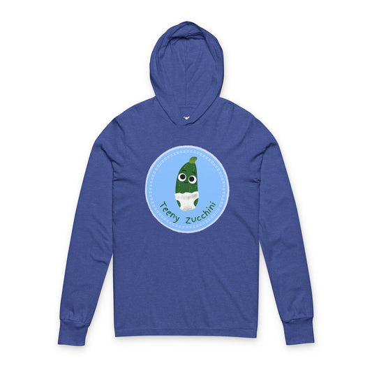 Zucchini Pun Unisex Hooded Long Sleeve Shirt, Great for Gardening, Veggie Lovers, Birthday Gift, Summer BBQs, Casual Wear