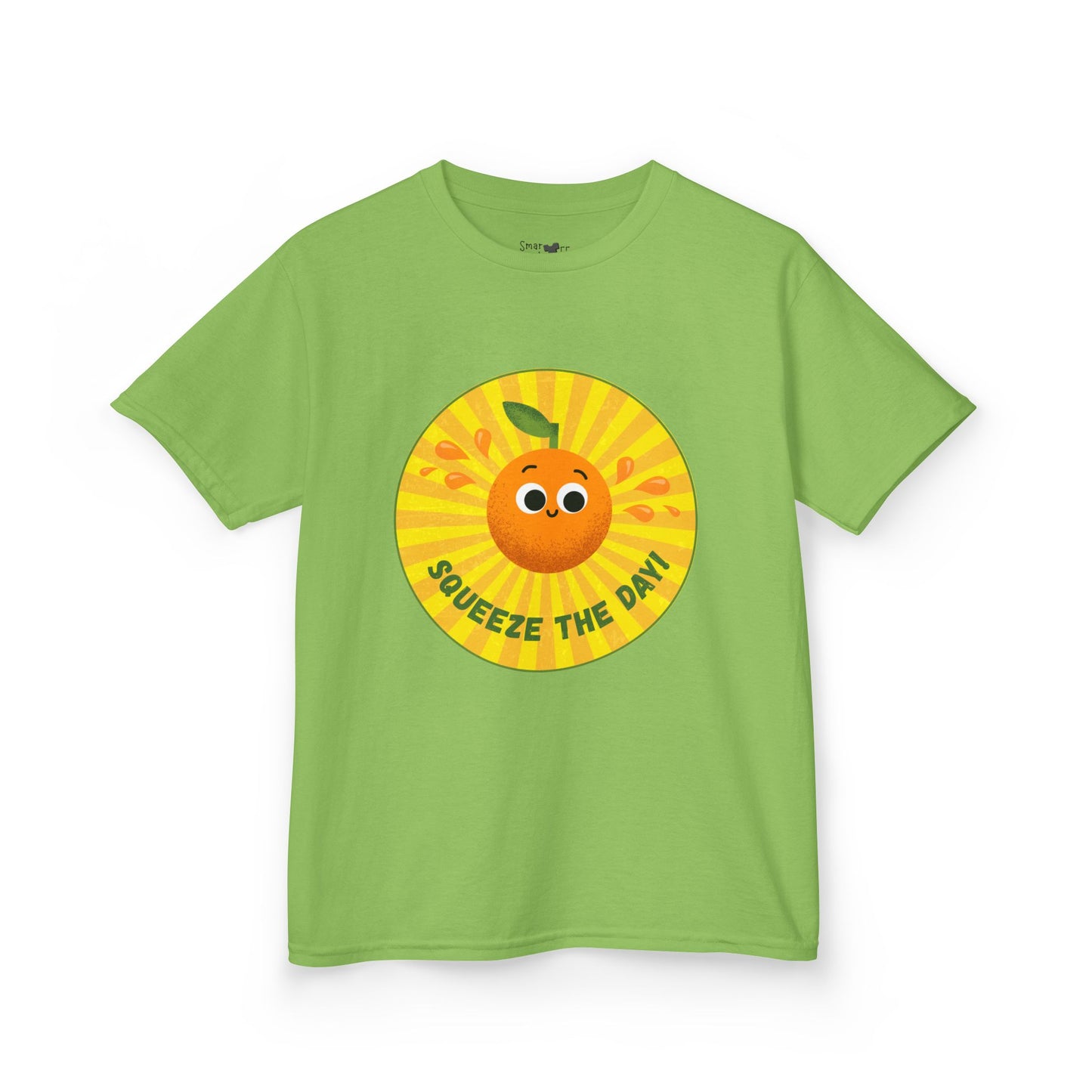 Kids Squeeze the Day Tee, Fun Cotton Shirt for Boys & Girls, Cute Summer Outfit, Kid's Playwear, Children’s Gift Tee