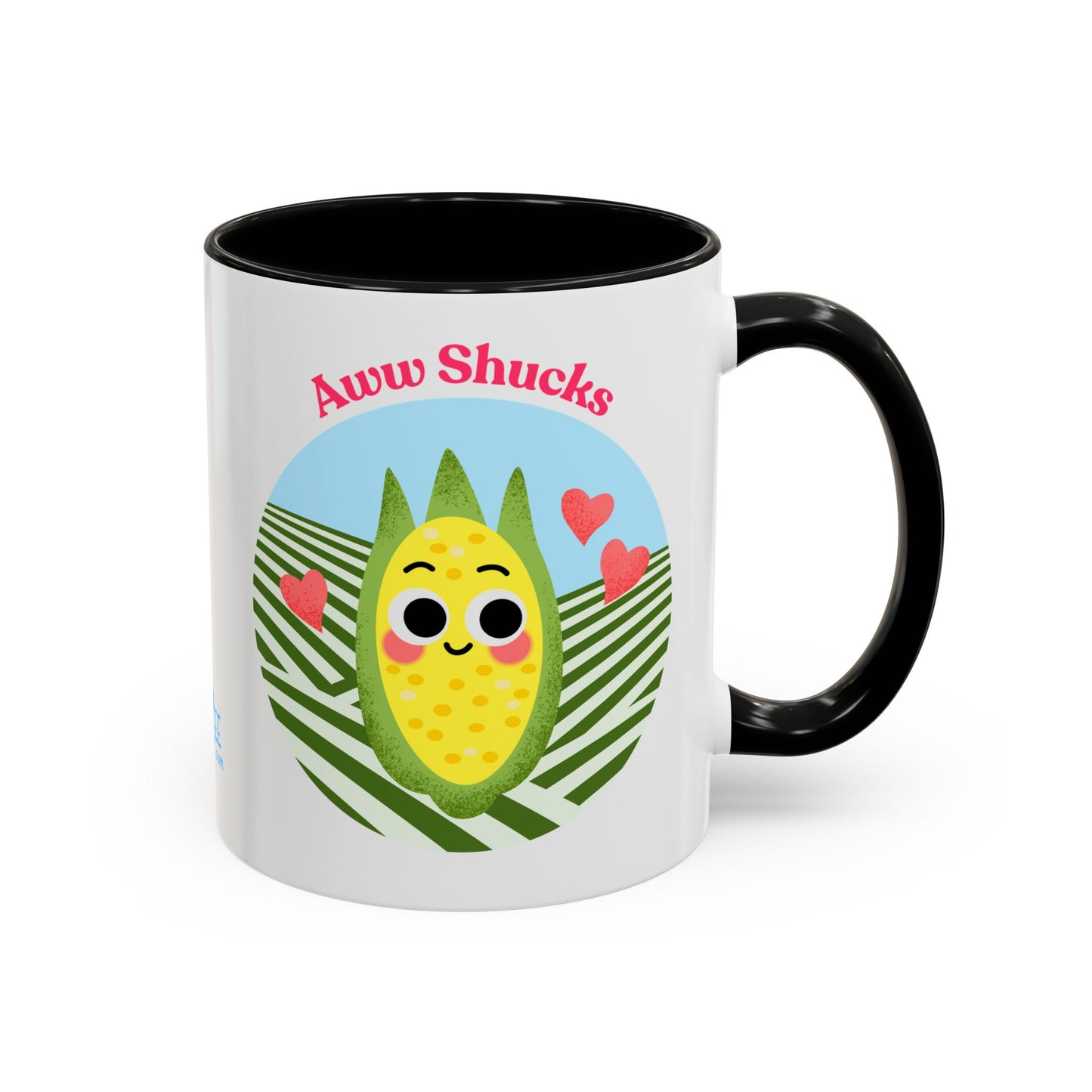 Cute Cartoon Accent Coffee Mug - Aww Shucks Happy Corn Design, Gift for Veggie Lovers, Funny Kitchen Decor, Eco-Friendly [...]