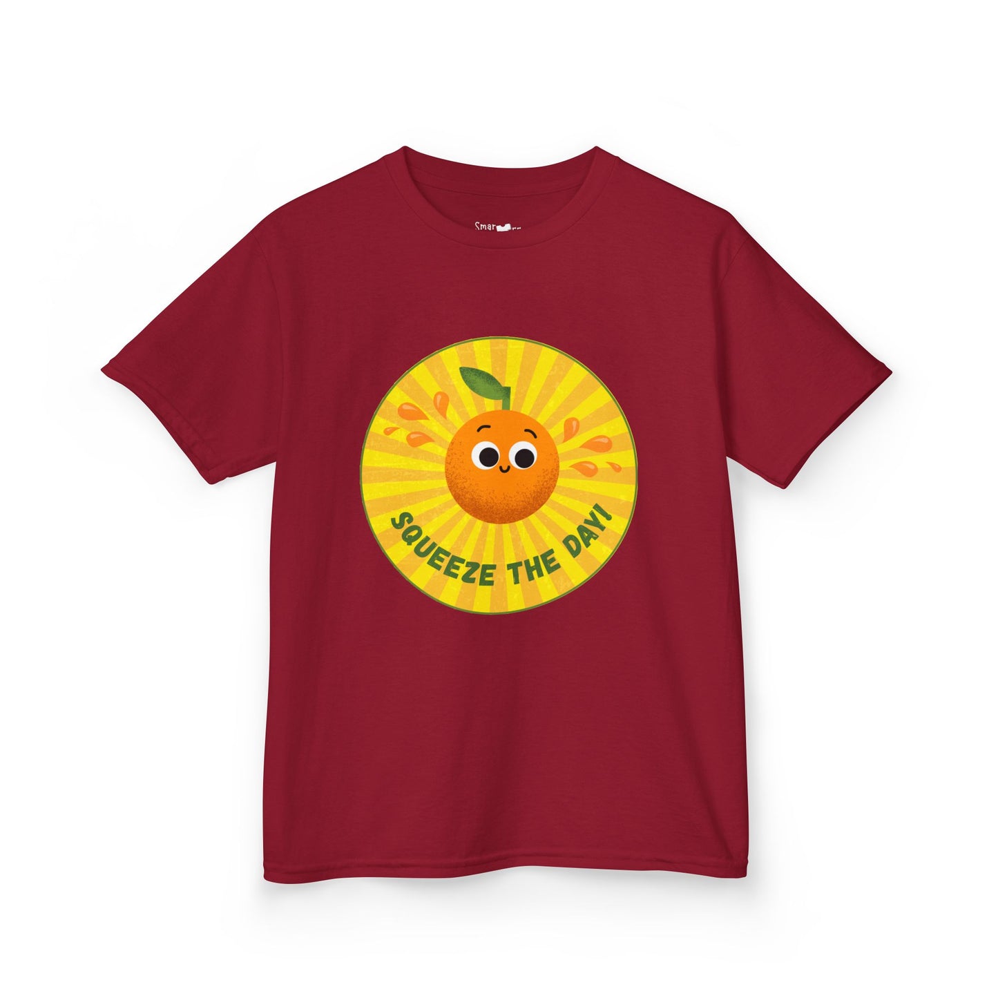 Kids Squeeze the Day Tee, Fun Cotton Shirt for Boys & Girls, Cute Summer Outfit, Kid's Playwear, Children’s Gift Tee