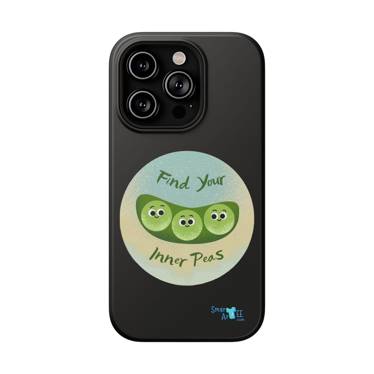 Find Your Inner Peas Phone Case | Impact-Resistant, Cute Phone Cover for Veggie Lovers, Gift for Friends, Fun Phone Accessories