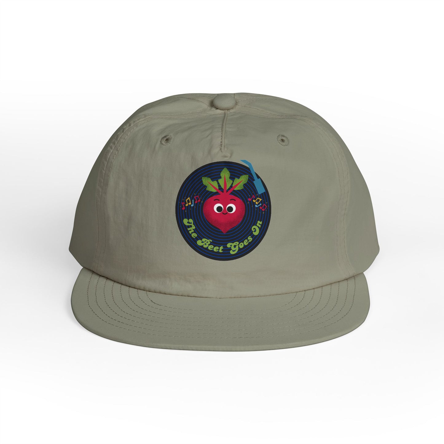 Surf Cap with Fun The Beet Goes On Pun Design, Cool Beach Hat, Perfect for Surfing, Gifts for Beach Lovers, Summer Accessories