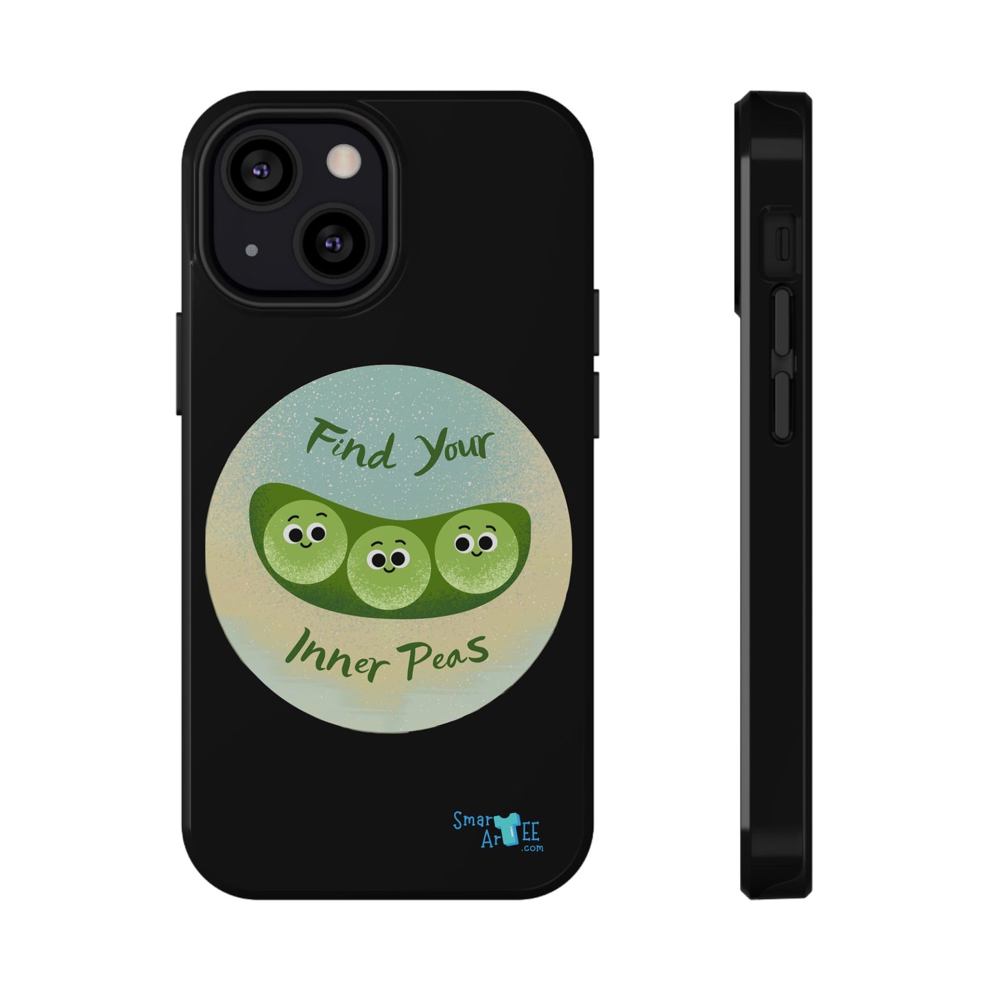 Find Your Inner Peas Phone Case | Impact-Resistant, Cute Phone Cover for Veggie Lovers, Gift for Friends, Fun Phone Accessories