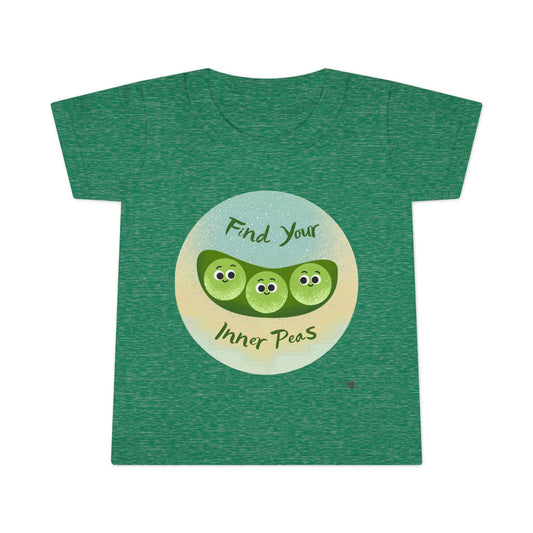 Find Your Inner Peas Toddler Shirt, Cute Kids Tee, Funny Children's Apparel, Baby Shower Gift, Eco-Friendly Toddler Top