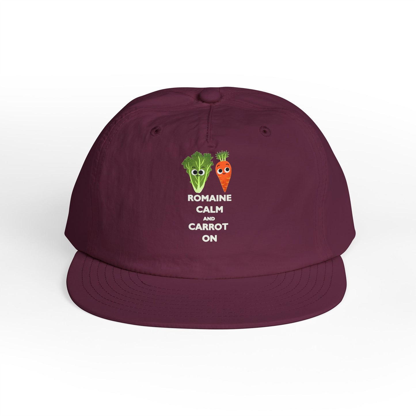 Whimsical Surf Cap - Fun Vegetable Pun Design, Chill Vibe Hat for Beach Lovers, Summer Accessory, Gift for Foodies & Surf Enthusiasts