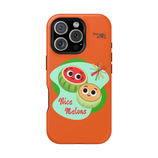 Cute Fruit Phone Case - Nice Melons Design, Impact-Resistant, Fun Gift for Kids, Phone Accessories for Celebrations, Fruit Lovers