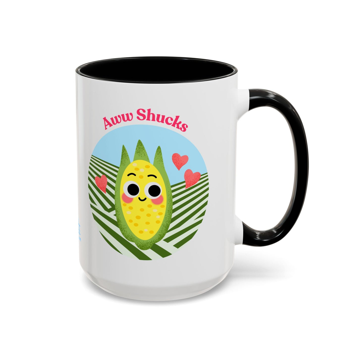 Cute Cartoon Accent Coffee Mug - Aww Shucks Happy Corn Design, Gift for Veggie Lovers, Funny Kitchen Decor, Eco-Friendly [...]