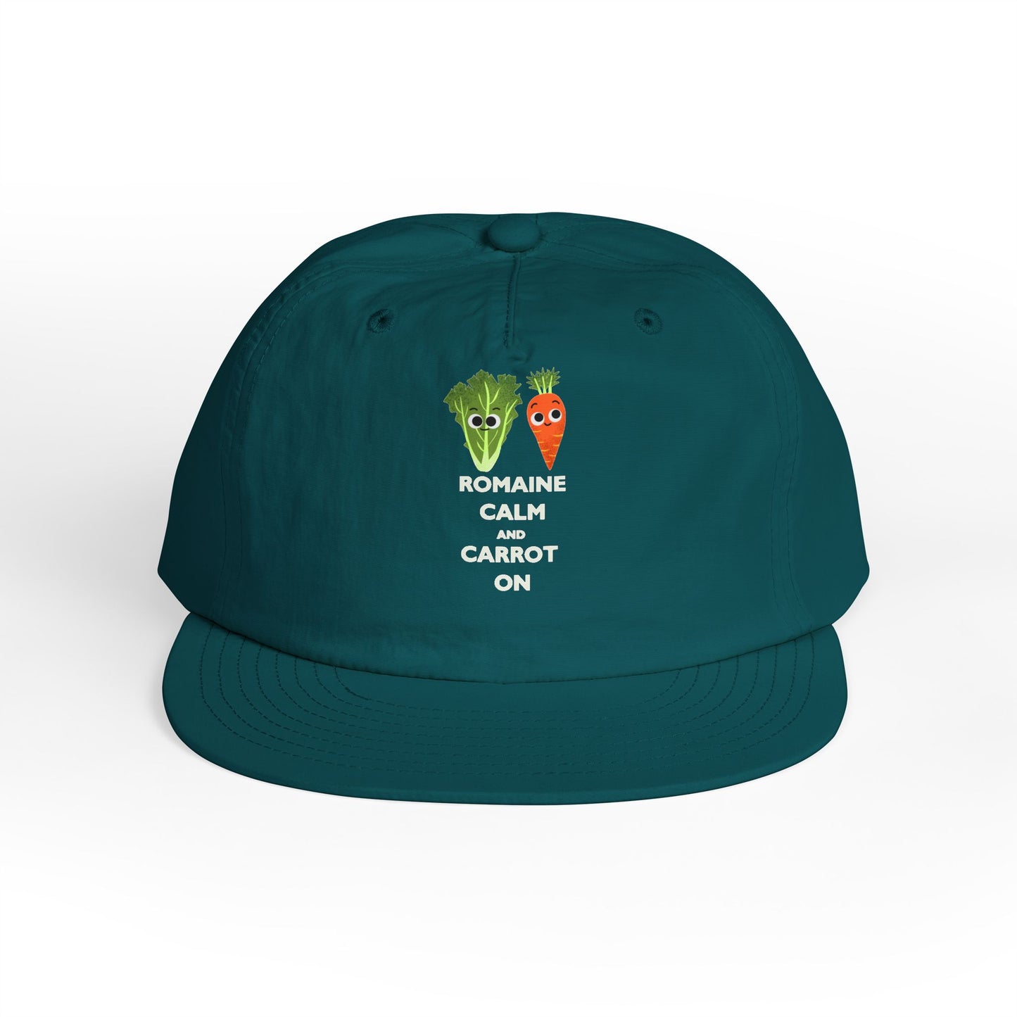 Whimsical Surf Cap - Fun Vegetable Pun Design, Chill Vibe Hat for Beach Lovers, Summer Accessory, Gift for Foodies & Surf Enthusiasts