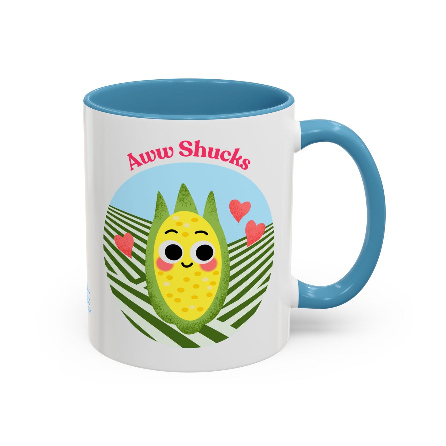 Cute Cartoon Accent Coffee Mug - Aww Shucks Happy Corn Design, Gift for Veggie Lovers, Funny Kitchen Decor, Eco-Friendly [...]