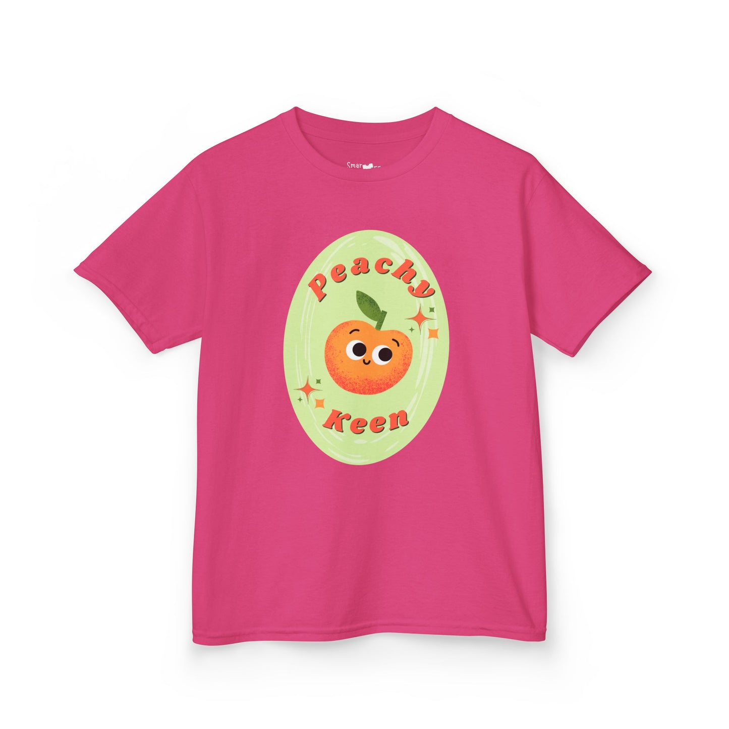 Peachy Keen Kids Tee - Fun Cotton Shirt for Kids, Playful Summer Shirt, Cute Gift for Birthdays, Seasonal Celebrations, Kids Fashion