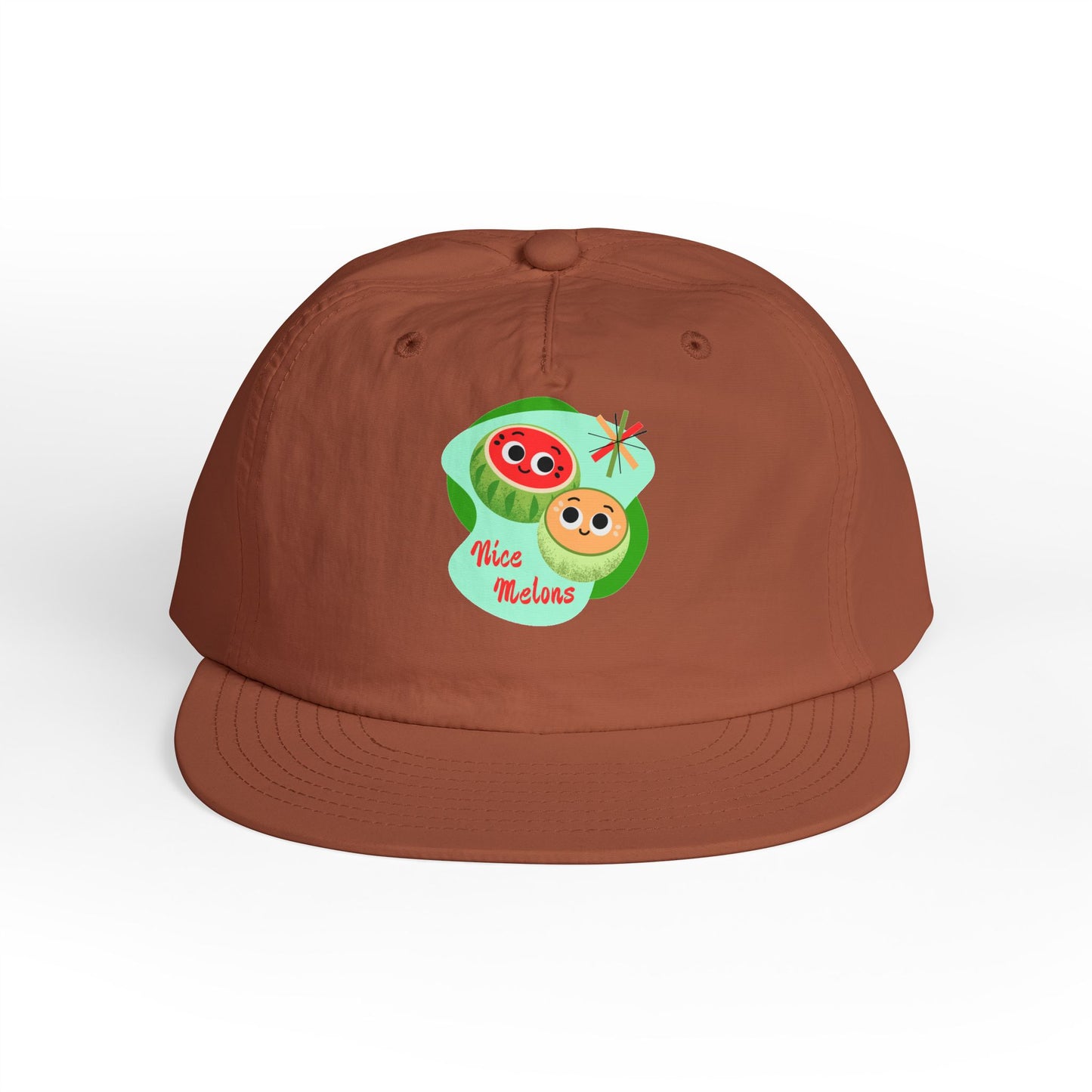Cute Surf Cap, Summer Hat, Beach Cap, Funny Cap, Gift for Surfers, Nice Melons Graphic