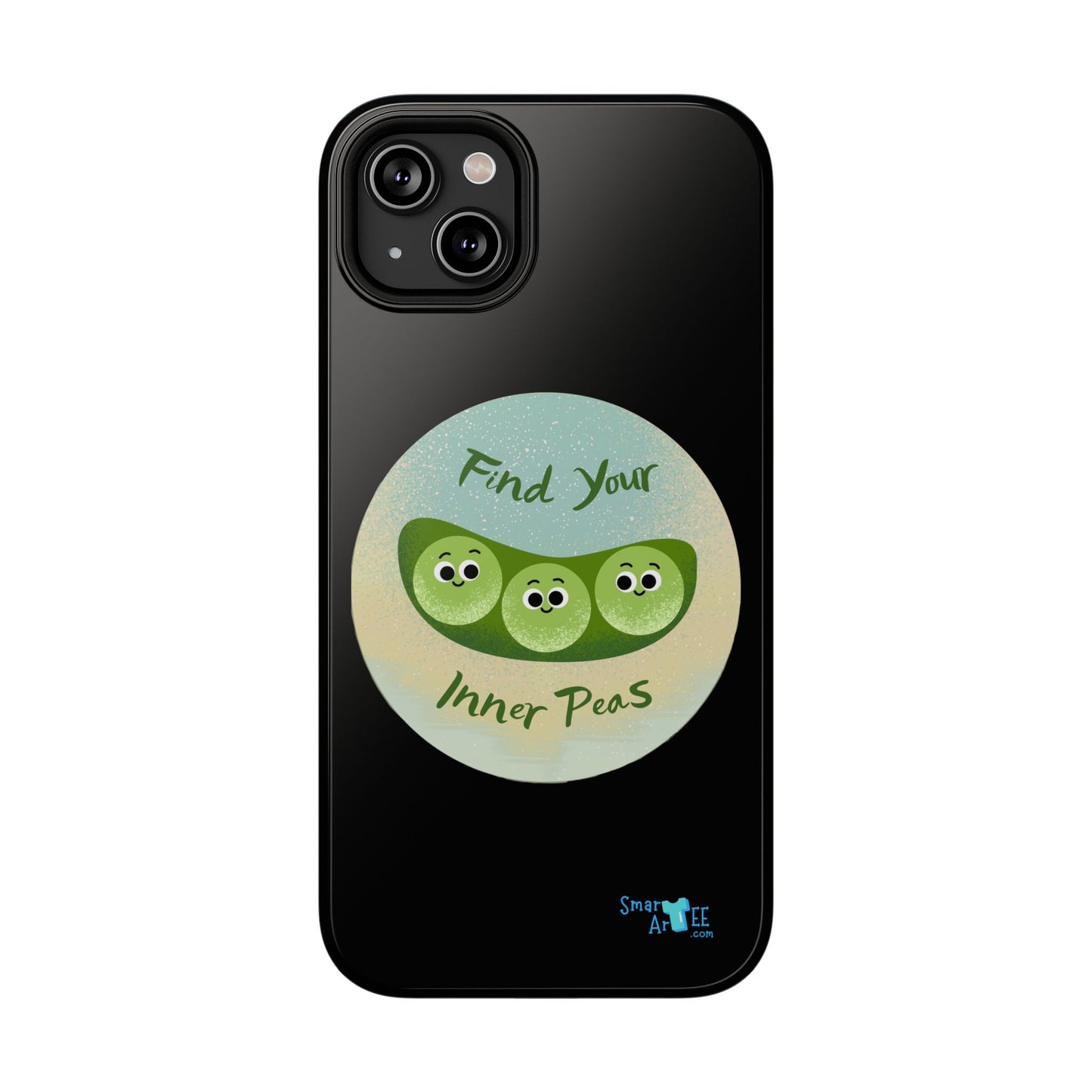 Find Your Inner Peas Phone Case | Impact-Resistant, Cute Phone Cover for Veggie Lovers, Gift for Friends, Fun Phone Accessories